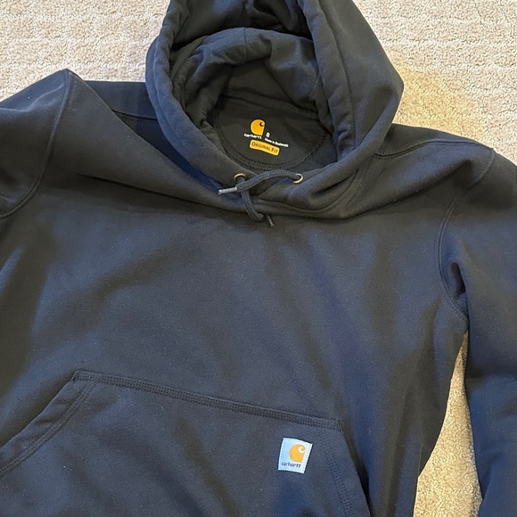 Carhartt Men's S Black Hoodie Sweater - Picture 3 of 5